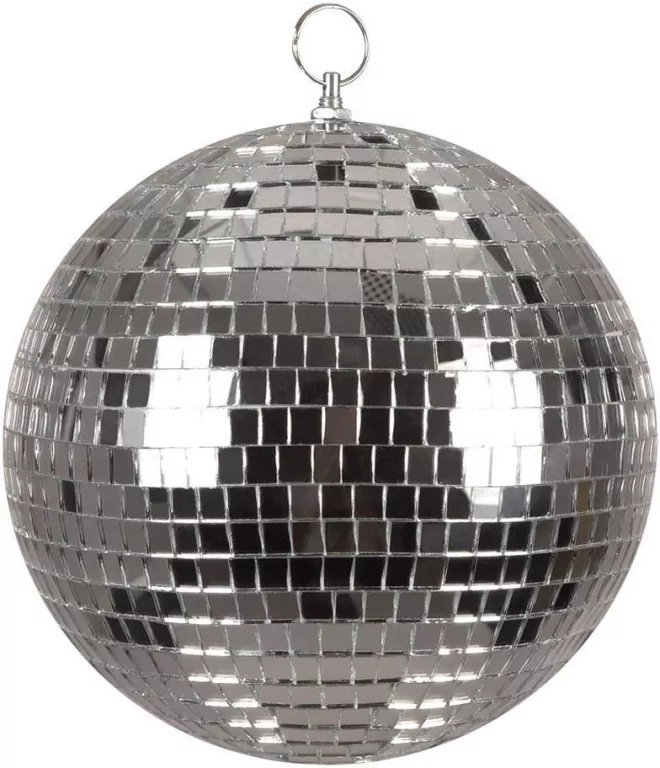 Kula Disco srebrna rozm. 20cm - tantis.pl