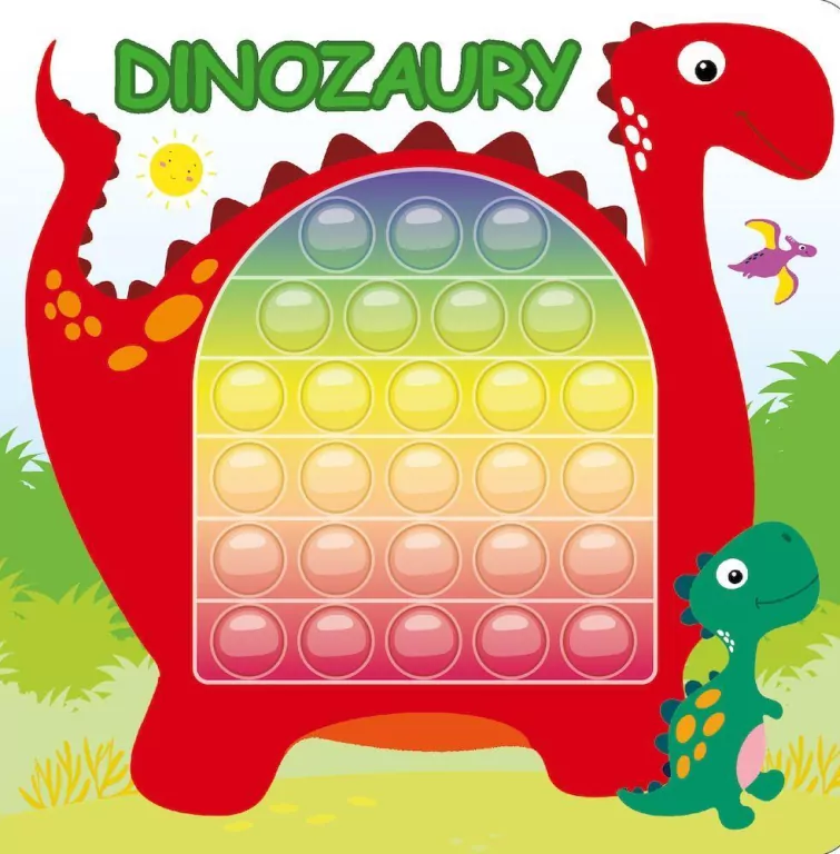 Dinozaury. Książeczka sensoryczna - tantis.pl