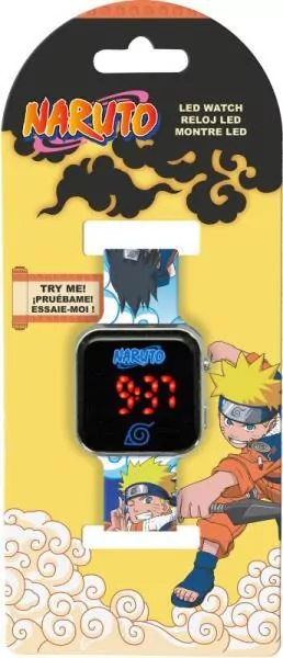 Zegarek LED z kalendarzem Naruto NA00001 - tantis.pl
