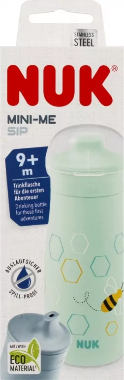NUK. Mini-Me. Kubek. 300 ml. 9 miesięcy. Pszczółka - tantis.pl