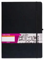 Notes A4 Linia. Formalizm. Czarny - tantis.pl