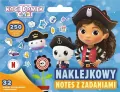 Naklejkowy notes z zadaniami. Koci Domek Gabi - tantis.pl