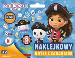 Naklejkowy notes z zadaniami. Koci Domek Gabi