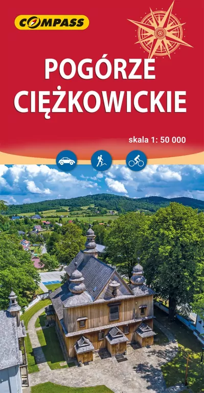 Mapa - Pogórze Ciężkowickie - tantis.pl
