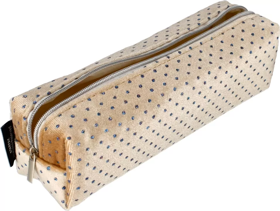Piórnik pluszowy tuba Beige Cristal - tantis.pl