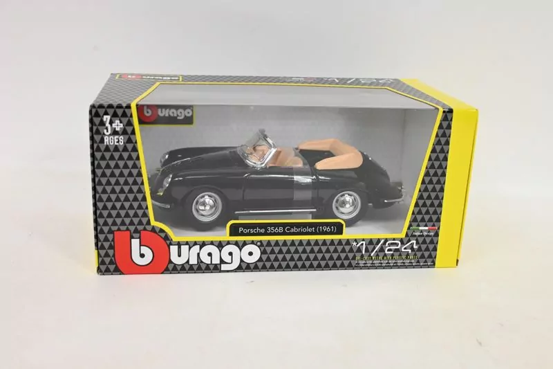 Porsche 356B. Cabriolet. Czarny - tantis.pl