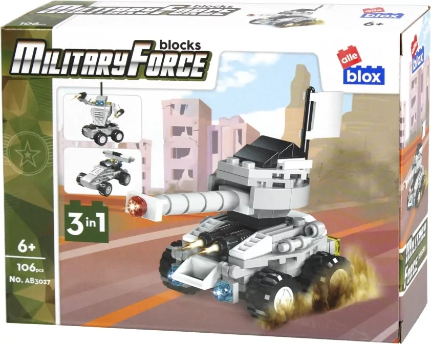 Alleblox. Klocki konstrukcyjne. Wojsko - tantis.pl