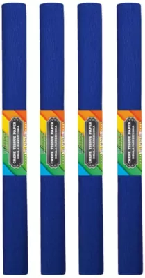 Bibuła marszczona. Granatowa