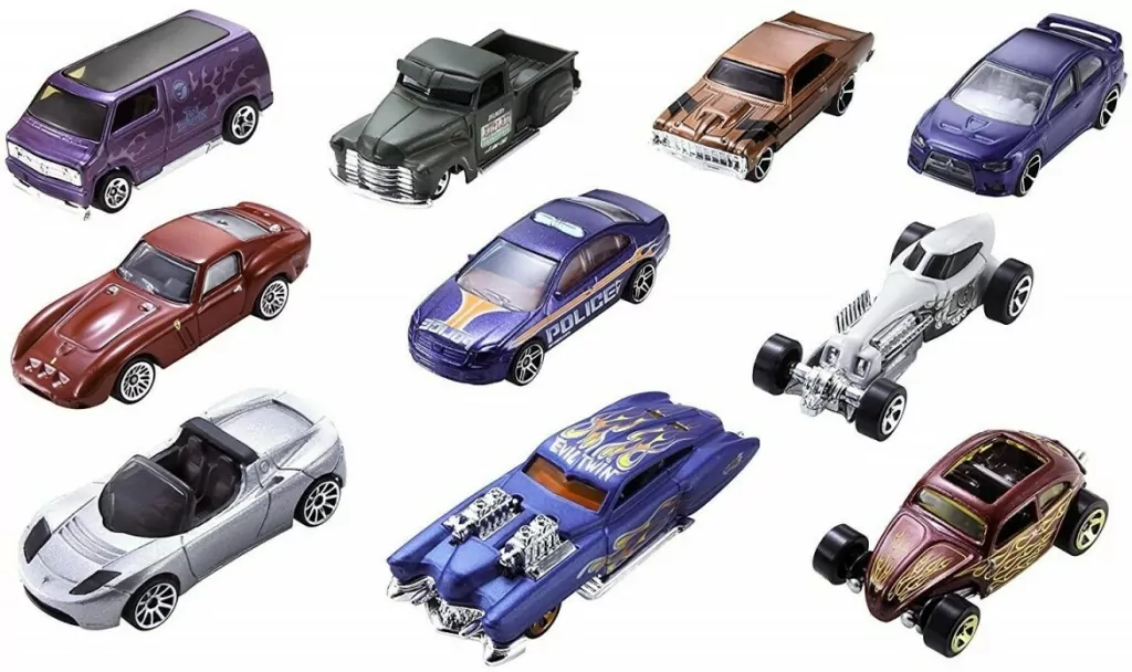 Hot Wheels. Małe samochodziki 10-pak - tantis.pl