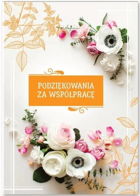Karnet Podziękowania za współpracę - tantis.pl