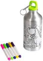 Bidon 500ml z Dinozaurem do kolorowania - tantis.pl