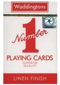 Waddingtons No. 1. Linen finish. Karty do gry. Wersja angielska - tantis.pl