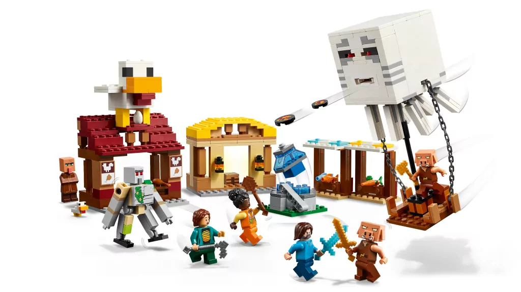LEGO® Minecraft. Atak balonowego Ghasta na wioskę 21273 - tantis.pl
