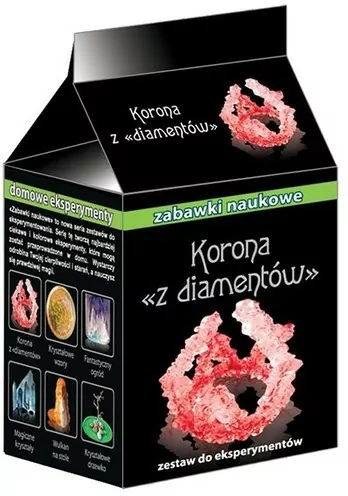 Hodowla kryształów: korona z diamentów - tantis.pl