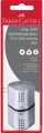 Temperówka grip 2001 trio srebrna blister faber-castell - tantis.pl