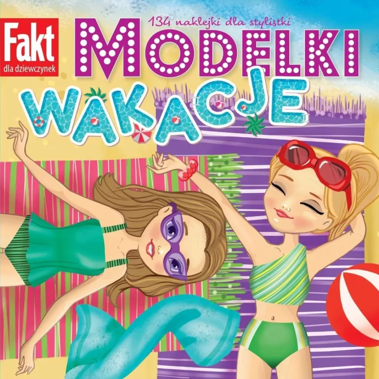 Modelki. Wakacje. 134 naklejki dla stylistki - tantis.pl