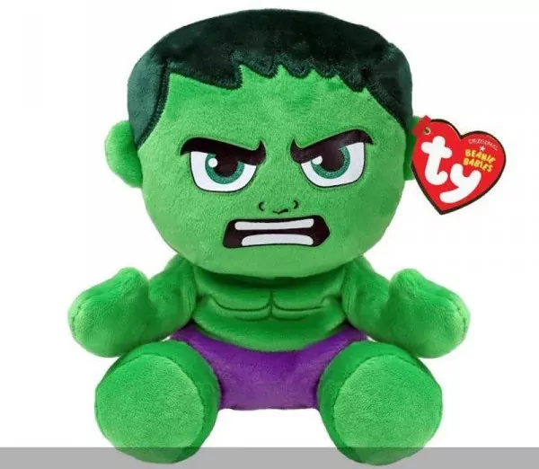 Beanie Babies Marvel Hulk 15cm - tantis.pl