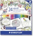Kredki Ergosoft Johanna Basford 24 kolory Staedtler - tantis.pl
