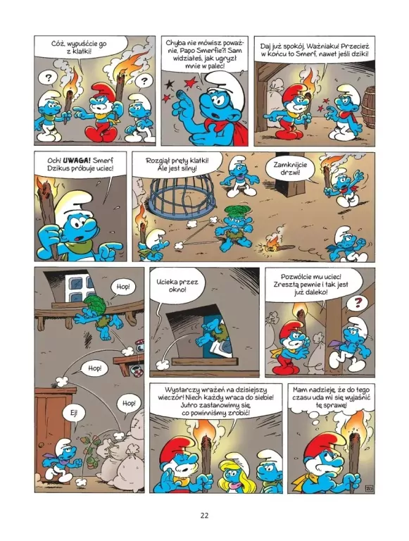Smerf dzikus. Smerfy. Tom 19 - tantis.pl