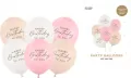 Balony Happy Birthday mix różowy 30cm 6szt - tantis.pl