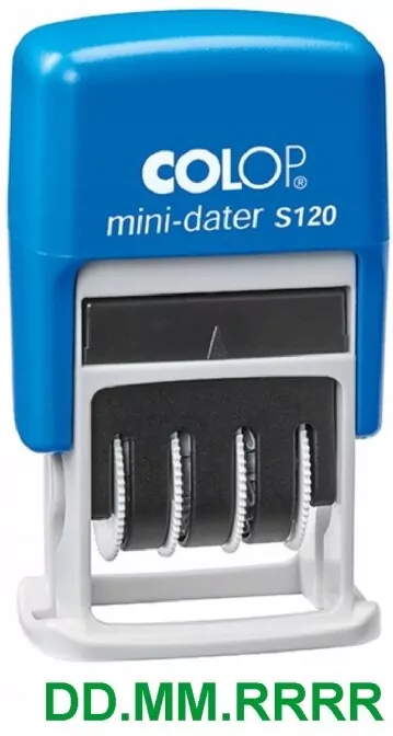 MINI DATOWNIK S120 CYFROWY Z OSŁONĄ PRZED BRUDZENIEM PALCÓW - PODUSZKA: ZIELONA - tantis.pl