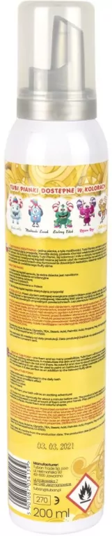 Tubi Pianka - Żółta Krysia 200 ml - tantis.pl