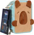 Piórnik potrójny z wyposaż. Jumbo Fluffy CapyASTRA - tantis.pl