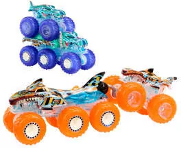 Hot Wheels Monster Trucks. Wielopak z pojazdami - tantis.pl