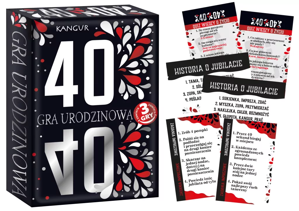 Gra urodzinowa 40 - tantis.pl