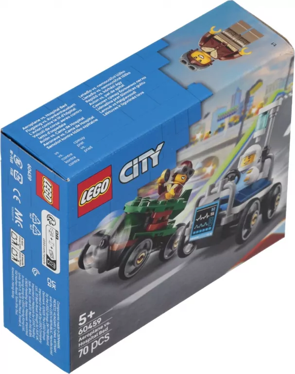 LEGO(R) CITY. Zestaw wyścigówek: samolot kontra - tantis.pl