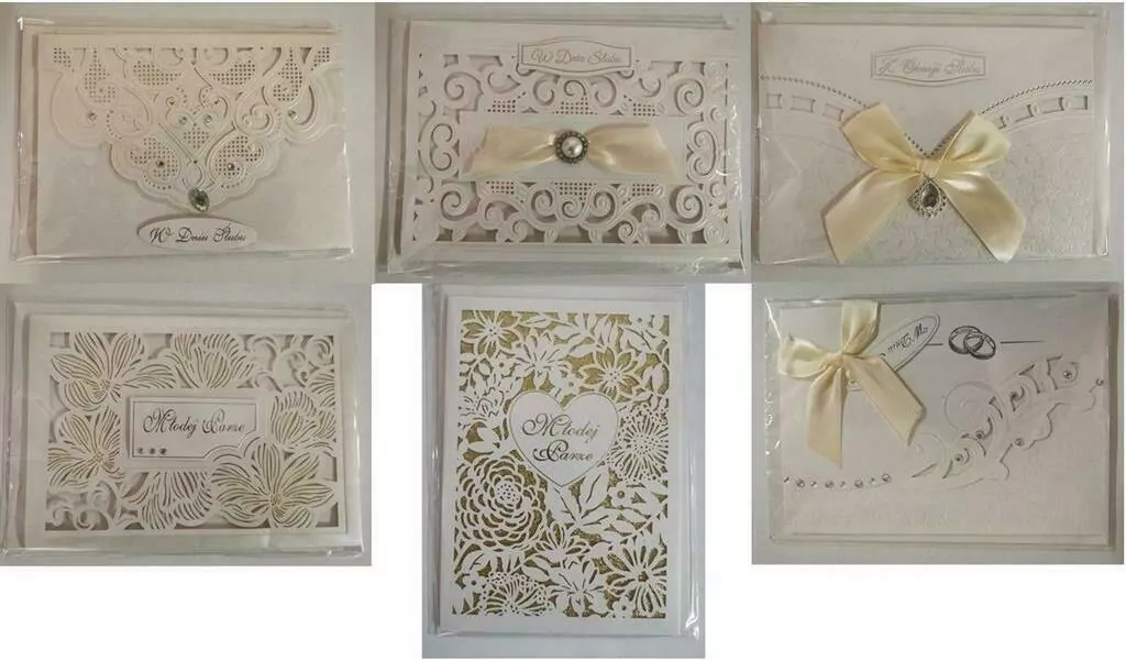 Karnet ślubny Lux B6 + koperta - tantis.pl