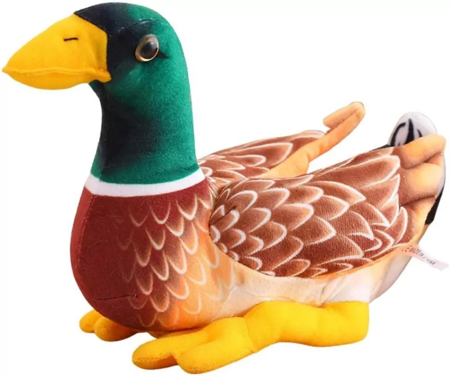 Maskotka Kaczka brązowo zielona 28cm - tantis.pl