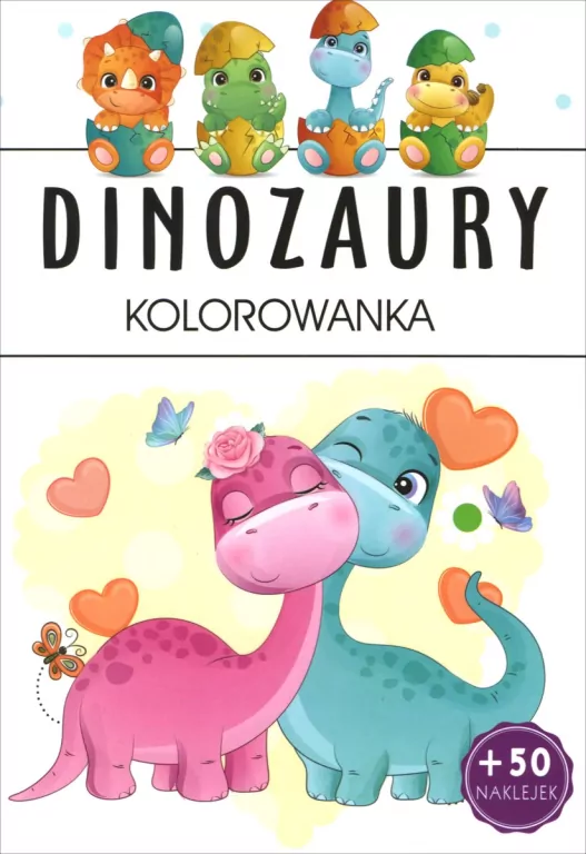 Dinozaury. Kolorowanka - tantis.pl