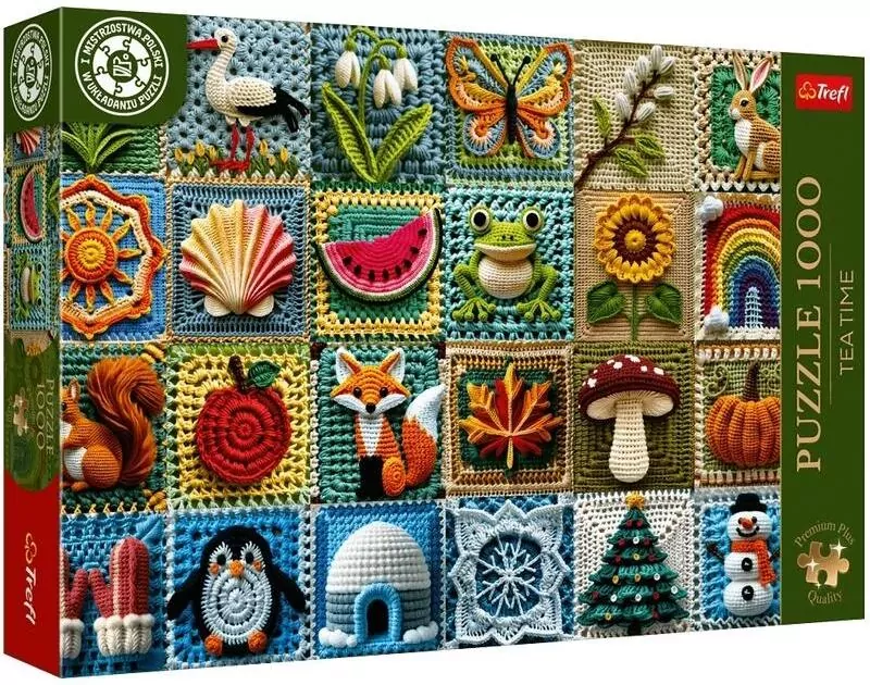 Puzzle 1000 Tea Time: Szydełkowanie TREFL - tantis.pl