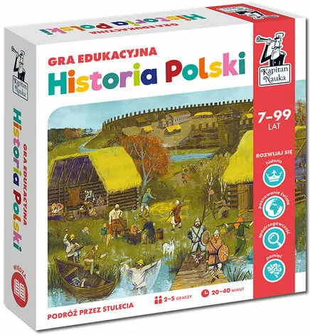 Historia Polski. Gra edukacyjna. Kapitan Nauka - tantis.pl