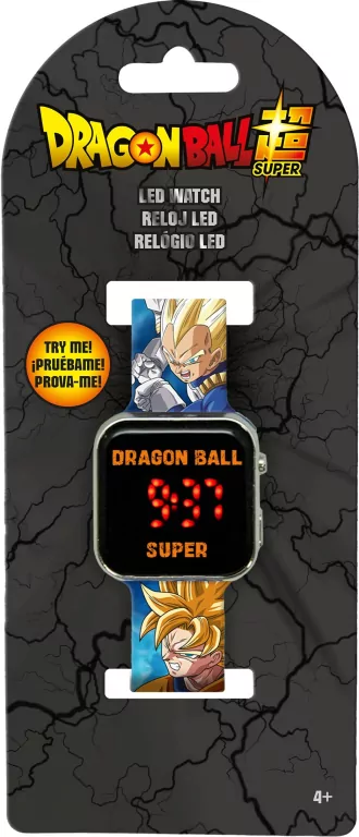 Zegarek LED z kalendarzem Dragon Ball Z DB00003 - tantis.pl
