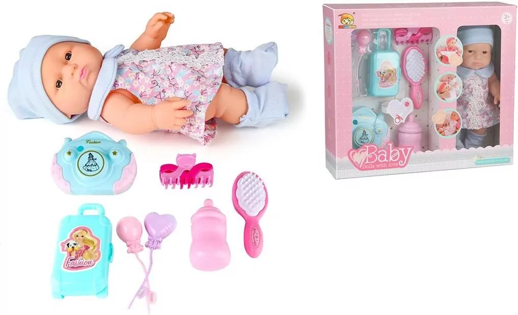 Lalka bobas z akcesoriami - tantis.pl