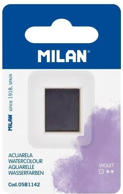Farba akwarelowa w kostce fioletowy MILAN - tantis.pl