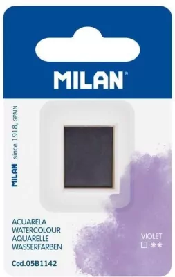Farba akwarelowa w kostce fioletowy MILAN