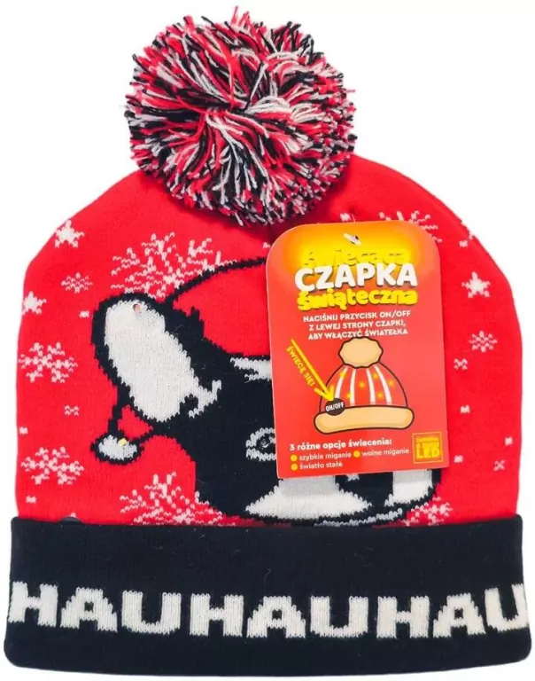 Czapka LED Hau hau - tantis.pl