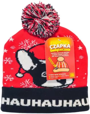 Czapka LED Hau hau