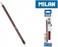 Ołówek trójkątny HB z gumką  MILAN - tantis.pl