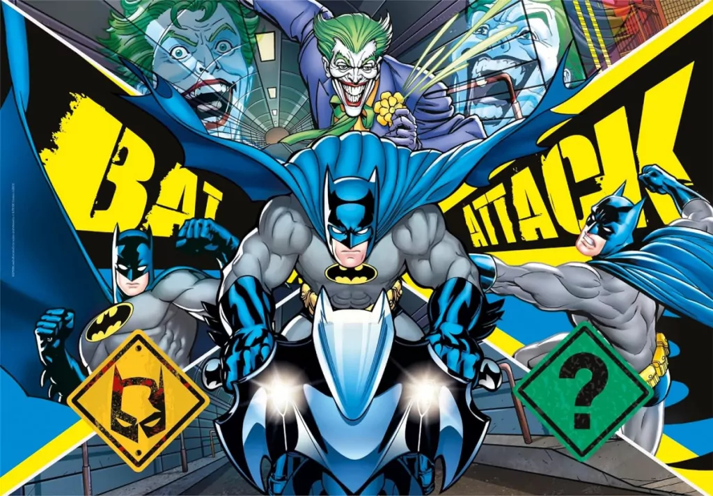 Puzzle 104 Super Kolor Batman - tantis.pl