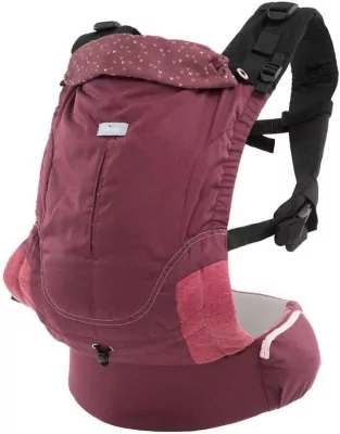 Nosidło Myamaki Fit burgundy powder do 15kg