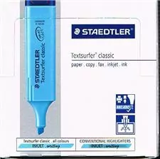 Zakreślacz Classic niebieski (10szt) STAEDTLER - tantis.pl