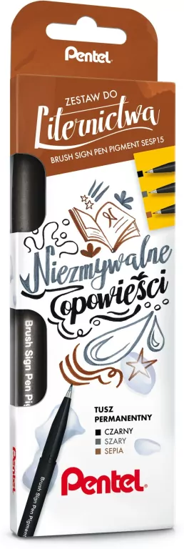 Pisaki do kaligrafii 3 sztuki - tantis.pl