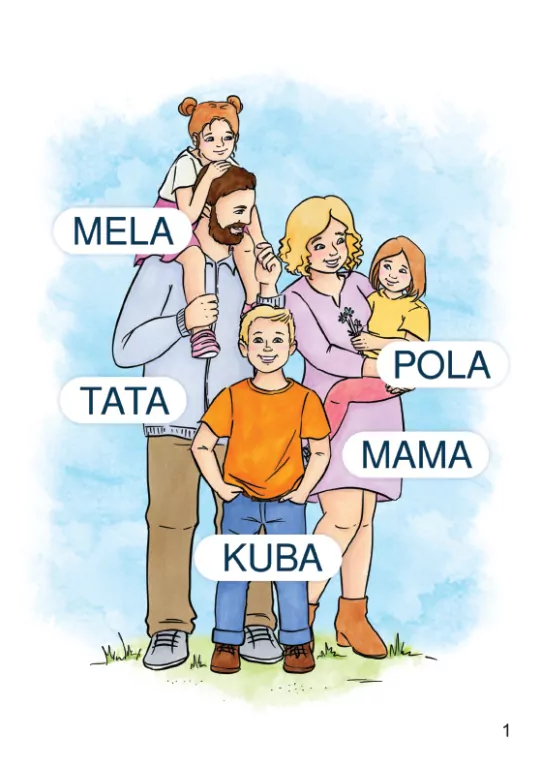 Czytamy z Fretką. Rodzina. Wyrazy 1. Cz.4 - tantis.pl