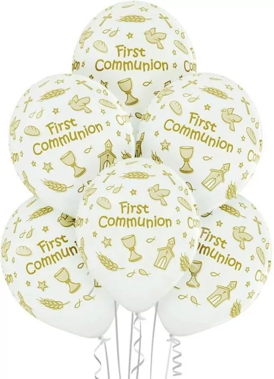 Balony Belbal Komunia 30cm - tantis.pl