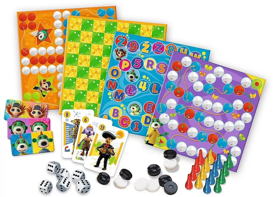 Kalejdoskop. 25 gier. Rodzina Treflików - tantis.pl