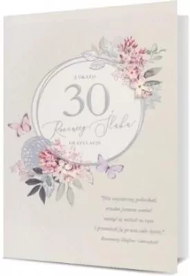 Karnet B6. 30 Rocznica ślubu